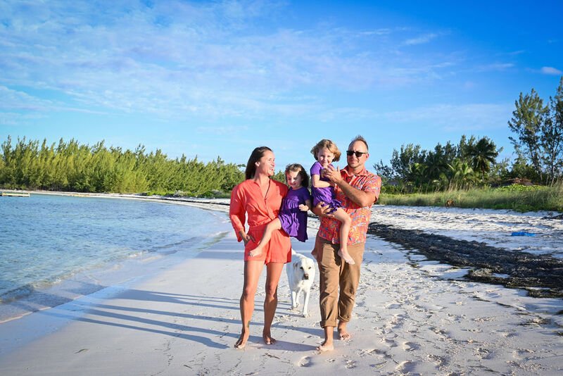 The dedicated staff team at Hightide Estate, Eleuthera
