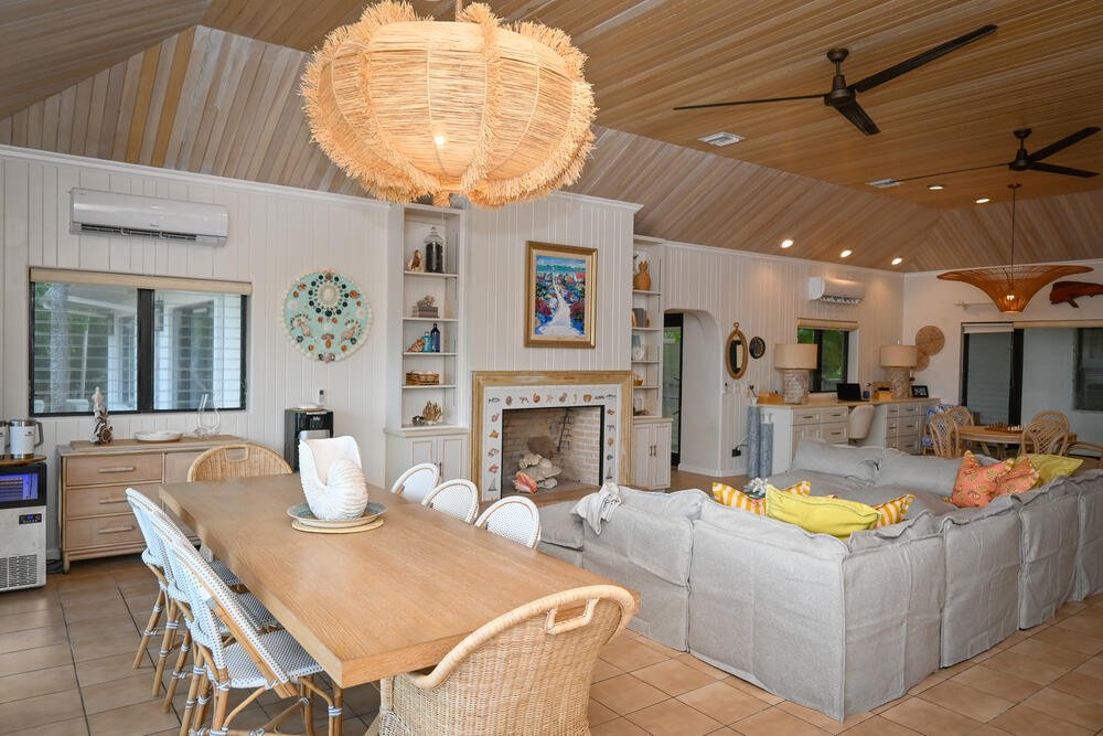 The Great Room — living and dining combined